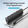 Vention Hub USB Tipo-C 3.2 CKDbb con 2x USB-A, 2x USB-C y 1x USB-C PD